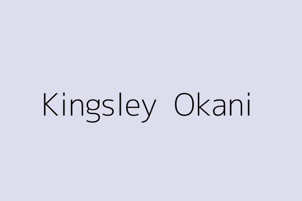 Kingsley  Okani